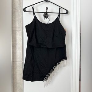 2 piece black set party outfit